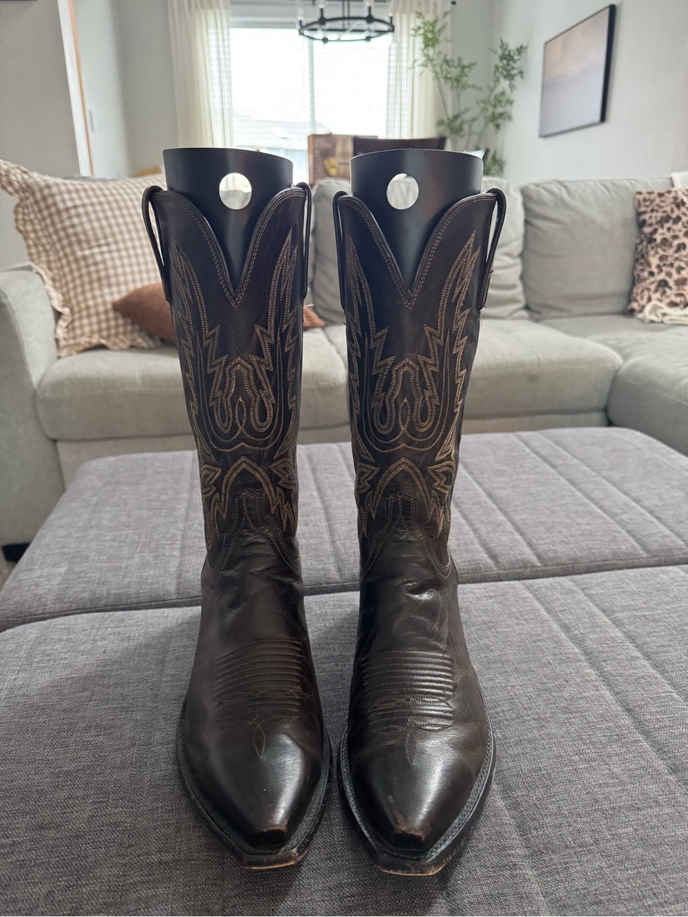 Lucchese Dark Brown Corbin 10D